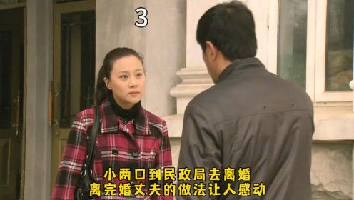 第三集：小两口到民政局去离婚，离完婚丈夫的做法让人感动