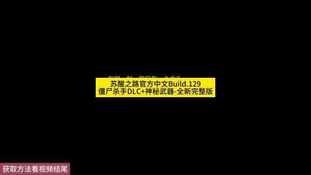 苏醒之路官方中文Build.1291+僵尸杀手DLC+神秘武器全新完整版