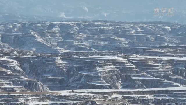 山西汾西:黄土高原雪景如画