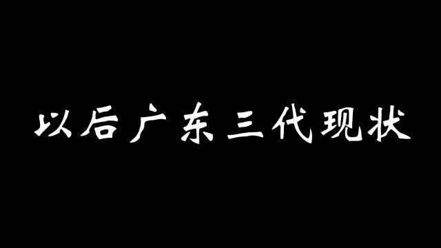 以后广东三代现状