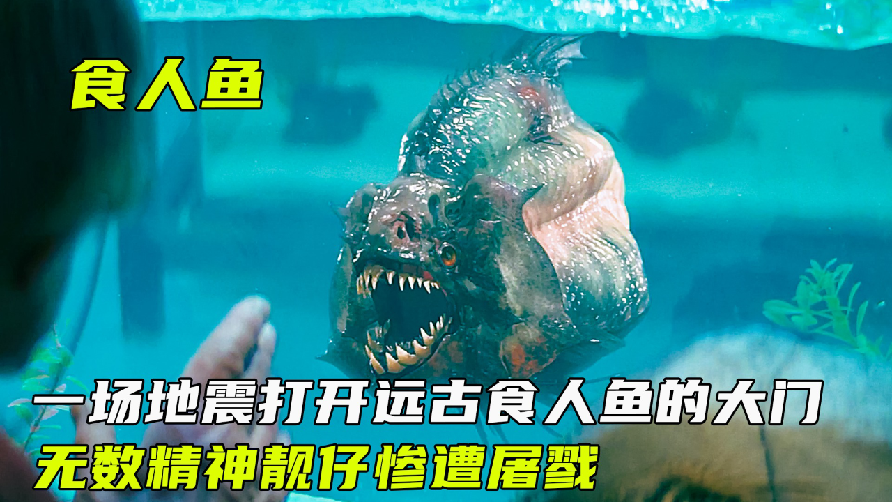 食人鱼冲进人类泳池,一场饕餮盛宴即将开启