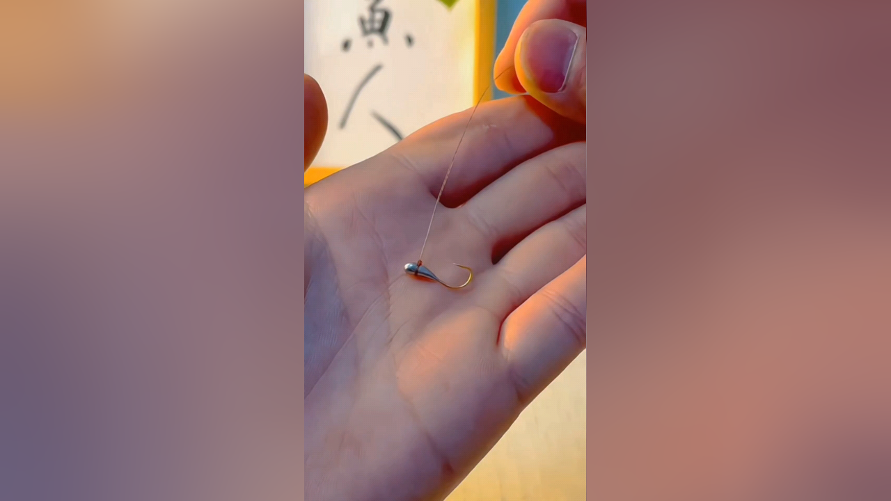 传统钓朝天钩绑钩技巧分享