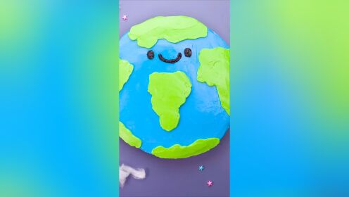 创意甜品diy:创意迷你地球仪蛋糕!