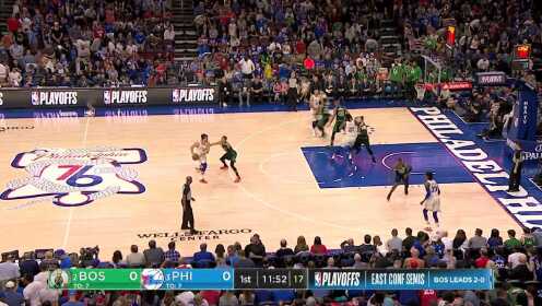 《NBA全场集锦》【得分】先来试试手感！萨里奇妙传大帝单打反转勾手上篮