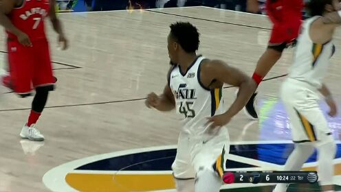 《NBA全场集锦》【得分】有几个防守都不管用 米切尔梦幻脚步跳投轻取