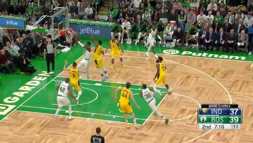 《NBA全场集锦》【球星】塔图姆&杰伦布朗集锦 合砍42分关键时刻连续得分稳住节奏