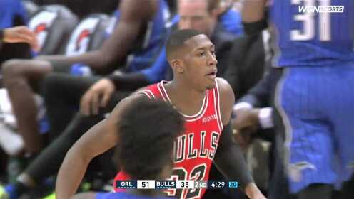 《NBA全场集锦》【得分】进攻终有起色！邓恩再中三分魔术被打停