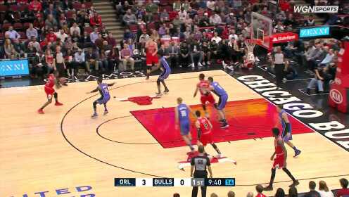《NBA全场集锦》【得分】这身体控制能力没谁了！拉文命中高难度拉杆上篮