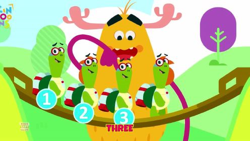 The Number Song - Learn To Count | Five Little Ducks | KinToons Cartoons | Nursery Rhymes For Kids