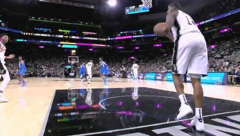 《NBA全场集锦》【花絮】灵魂出窍？ 阿德发球失误致敬布莱德索