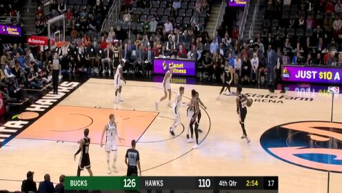 《NBA全场集锦》【原声】雄鹿135-127老鹰 字母哥狂砍33+11带队取胜