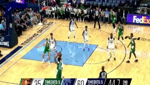 《NBA全场集锦》相同位置再来一个 诺里斯-科尔接连开炮命中45°三分