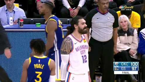 《NBA全场集锦》【盖帽】亚历山大从天而降的掌法 普尔与绝平三分失之交臂