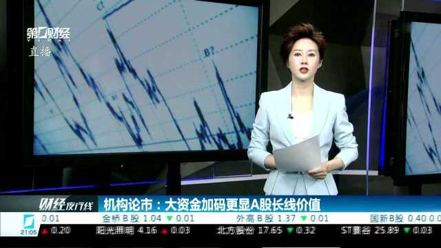 机构论市:大资金加码更显A股长线价值