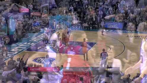 《NBA全场集锦》【原声】猛龙112-110黄蜂 伊巴卡23+11送制胜罚球 猛龙加时擒黄蜂