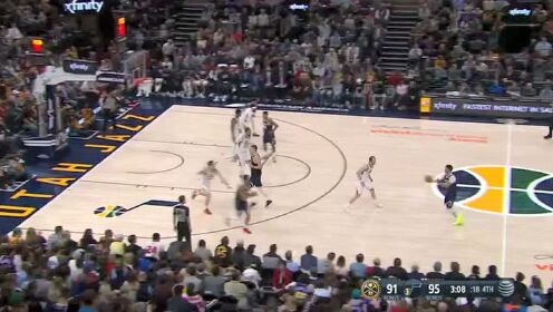 《NBA全场回放》【回放】掘金vs爵士第4节 约基奇率队上演逆转好戏