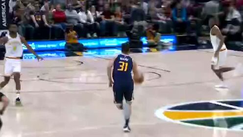 《NBA全场回放》【原声回放】勇士vs爵士第2节 米切尔再献暴力扣篮