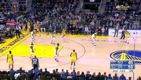 《NBA全场回放》【回放】鹈鹕vs勇士第2节 锡安突袭大帽十分无情
