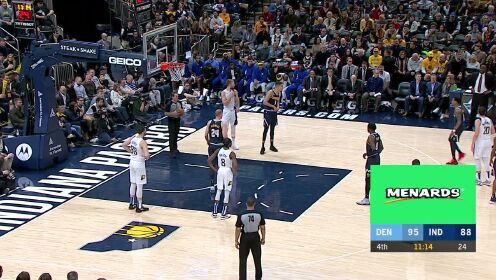 《NBA全场回放》【原声回放】掘金vs步行者第4节 约老师持续发力一波流带走比赛