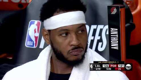 《NBA全场回放》【回放】湖人vs开拓者第4节 湖人大胜开拓者拿下赛点