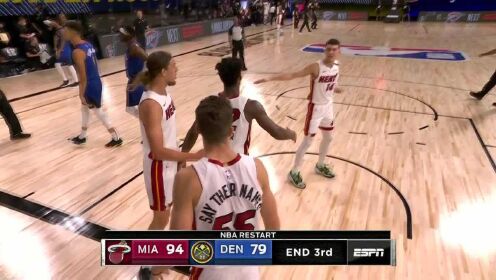 《NBA全场集锦》只身独闯龙潭虎穴 巴特勒压哨光速上篮打进