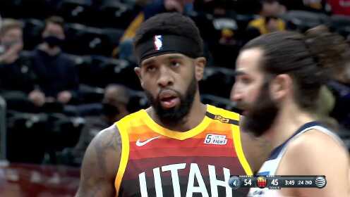 《NBA全场集锦》森林狼vs爵士第2节中文解说回放