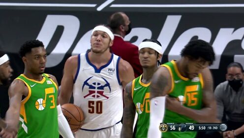 《NBA全场集锦》掘金vs爵士第2节中文解说回放