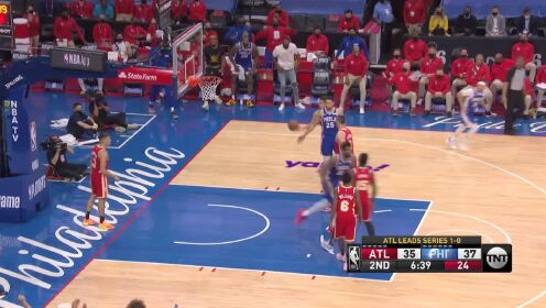 《NBA全场集锦》【原声】老鹰102-118费城 恩比德40+13破纪录费城1-1扳平老鹰