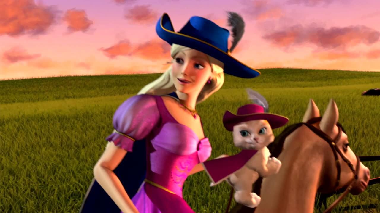 芭比公主三剑客:芭比剑客一起喊起了口号_腾讯视频