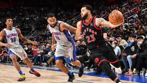 《NBA全场集锦》【球星】范弗利特vs活塞集锦 空砍全场最高24分10助攻 