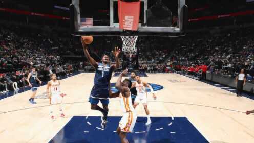 《NBA全场集锦》【球星】爱德华兹vs老鹰集锦 手感冰冷砍下20+7