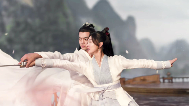 心动时刻!许凯温柔教授周冬雨剑法_腾讯视频