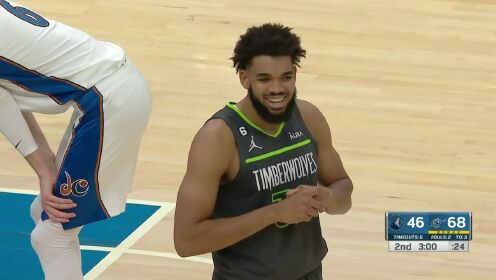 《NBA全场集锦》【回放】NBA常规赛：森林狼vs奇才第2节原声解说回放