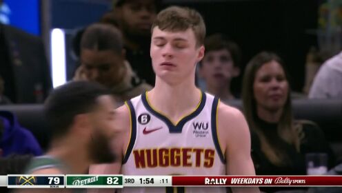 《NBA全场集锦》【回放】 NBA常规赛：掘金vs活塞第3节英文解说回放