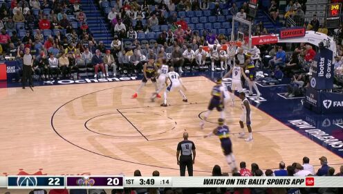 《NBA全场集锦》一个字就是干 麦科勒姆里突外投连得5分