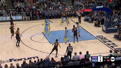 《NBA全场集锦》一步过掉莫兰特 布里奇斯转身上篮轻松写意