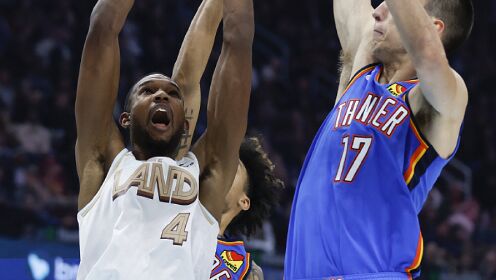 《NBA骑士》【球星】莫布利vs雷霆集锦 全场21+12里突外投击溃雷霆防线
