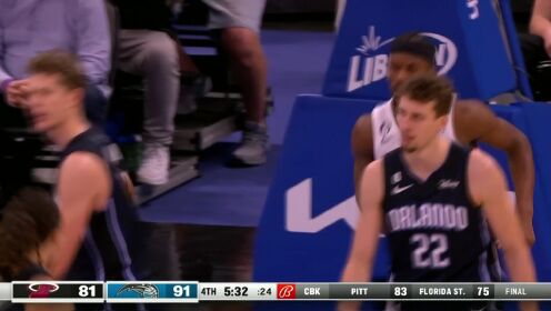 《NBA全场集锦》斯特鲁斯杀进内线轻松喂饼 巴特勒空接挂筐送惊喜