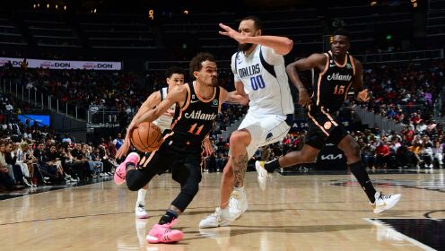 《NBA全场集锦》【球星】特雷杨vs独行侠集锦 砍下24+3+12关键罚球杀死比赛