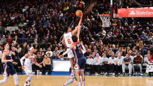 《NBA全场集锦》【纯享】奇才vs尼克斯精华回放 布伦森单核带队尼克斯四人合砍97分豪取四连胜
