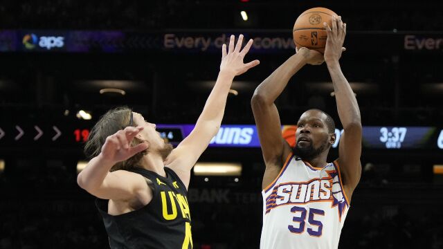 杜兰特vs爵士集锦 三节打卡高效砍下26+7