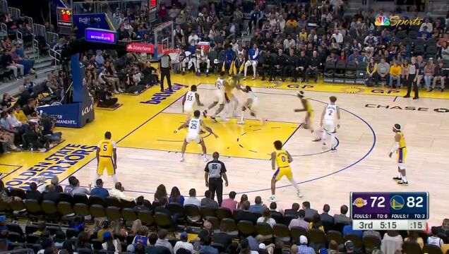 进攻端火力全开 伍德里突外投连续砍下4分