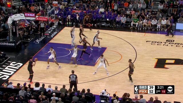 与文班相比尺寸弥补不了！杜兰特迎着索汉跳投轻取