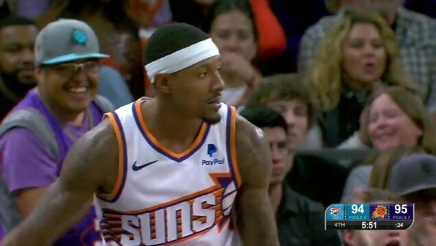 NBA常规赛：雷霆vs太阳英文原声全场回放