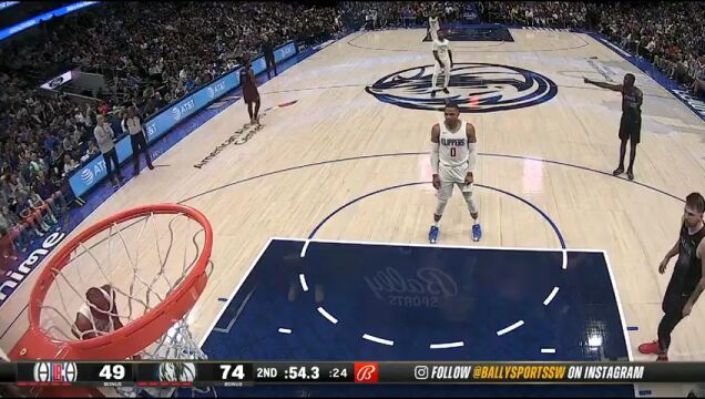 NBA季中锦标赛小组赛：快船vs独行侠二路BIG胖解说全场回放