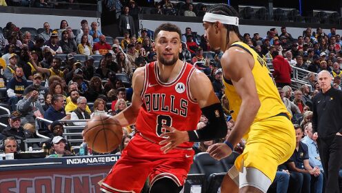 《NBA全场集锦》【球星】拉文vs步行者集锦 全场23+5突破快下难救主