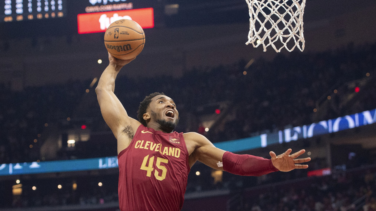 【球星】米切尔vs公牛集锦 全场30 6 7里突外投率队取胜