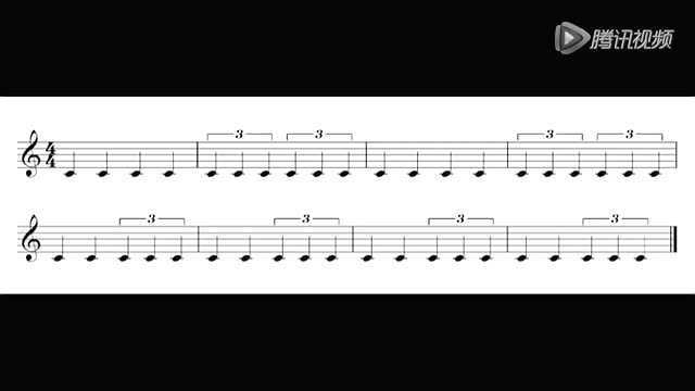 三连音节奏练习1