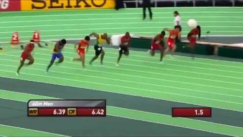 “美国博尔特”布罗梅尔绝杀鲍威尔，2016室内男子60米决赛