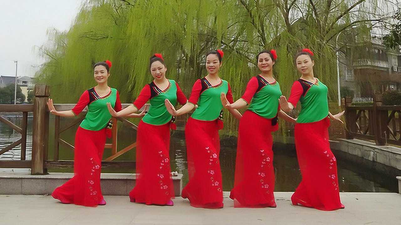 盛泽雨夜广场舞《蝴蝶泉之恋》动作新颖独特_腾讯视频
